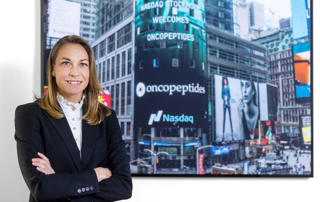 Sofia Heigis CEO Oncopeptides AB